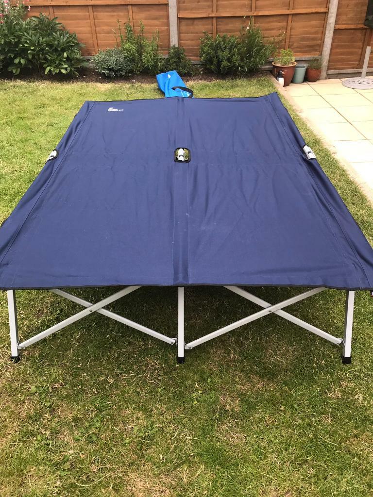 double folding camp bed